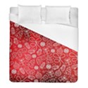 Christmas Pattern Red Duvet Cover (Full/ Double Size) View1