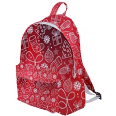 Christmas Pattern Red The Plain Backpack by Grandong