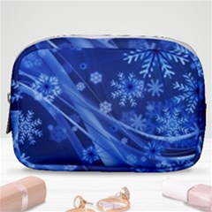 Christmas-card-greeting-card-star Make Up Pouch (small) by Grandong