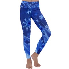 Christmas-card-greeting-card-star Kids  Lightweight Velour Classic Yoga Leggings by Grandong