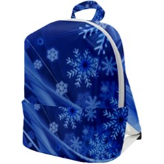 Christmas-card-greeting-card-star Zip Up Backpack by Grandong