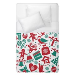 Background Vector Texture Christmas Winter Pattern Seamless Duvet Cover (single Size) by Grandong