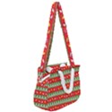 Christmas-papers-red-and-green Rope Handles Shoulder Strap Bag View2