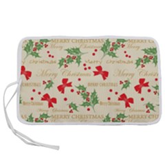 Christmas-paper-scrapbooking-- Pen Storage Case (m) by Grandong