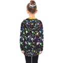 Christmas-star-gloss-lights-light Kids  Double Breasted Button Coat View2