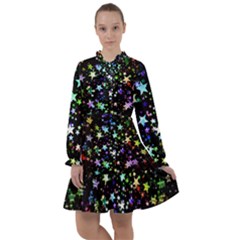 Christmas-star-gloss-lights-light All Frills Chiffon Dress