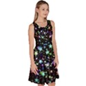 Christmas-star-gloss-lights-light Knee Length Skater Dress With Pockets View3