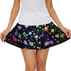 Christmas-star-gloss-lights-light Women s Skort by Grandong