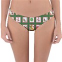 Christmas-paper-christmas-pattern Reversible Hipster Bikini Bottoms View3