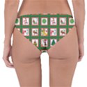 Christmas-paper-christmas-pattern Reversible Hipster Bikini Bottoms View4