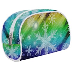 Christmas-snowflake-background Make Up Case (medium) by Grandong