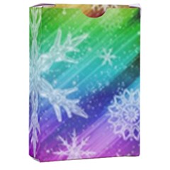 Christmas-snowflake-background Playing Cards Single Design (rectangle) With Custom Box by Grandong