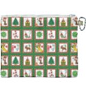 Christmas-paper-christmas-pattern Canvas Cosmetic Bag (XXXL) View2