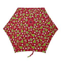 Christmas-paper-scrapbooking-pattern Mini Folding Umbrellas by Grandong