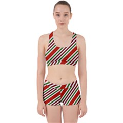 Christmas-color-stripes Work It Out Gym Set by Grandong