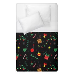 Christmas Paper Stars Pattern Texture Background Colorful Colors Seamless Copy Duvet Cover (single Size) by Grandong