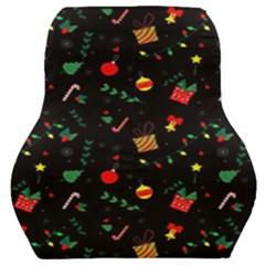 Christmas Pattern Texture Colorful Wallpaper Car Seat Back Cushion  by Grandong