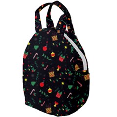 Christmas Pattern Texture Colorful Wallpaper Travel Backpack by Grandong