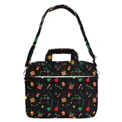 Christmas Pattern Texture Colorful Wallpaper Macbook Pro 16  Shoulder Laptop Bag by Grandong