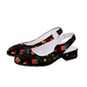 Christmas Pattern Texture Colorful Wallpaper Women s Classic Slingback Heels View2