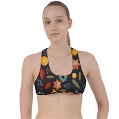 Christmas-seamless-pattern   - Criss Cross Racerback Sports Bra by Grandong