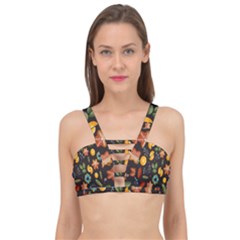 Christmas-seamless-pattern   - Cage Up Bikini Top by Grandong