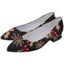 Christmas-pattern-with-snowflakes-berries Women s Block Heels  View2