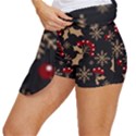 Christmas-pattern-with-snowflakes-berries Women s Skort View2