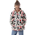 Cute Christmas Seamless Pattern Vector Kids  Oversized Hoodie View1