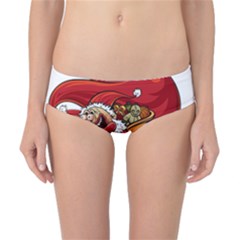 Funny Santa Claus Christmas Classic Bikini Bottoms by Grandong