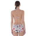 Christmas-themed-seamless-pattern Cut-Out One Piece Swimsuit View2