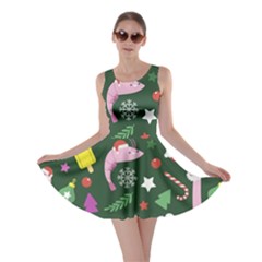 Colorful-funny-christmas-pattern   --- Skater Dress by Grandong