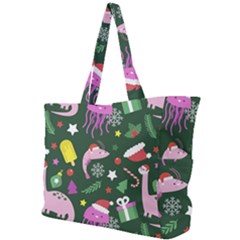 Colorful-funny-christmas-pattern   --- Simple Shoulder Bag by Grandong