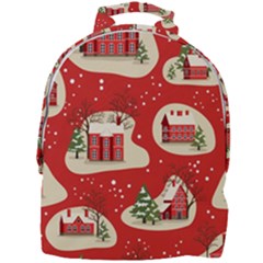 Christmas-new-year-seamless-pattern Mini Full Print Backpack by Grandong