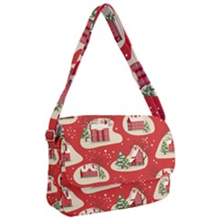 Christmas-new-year-seamless-pattern Courier Bag by Grandong