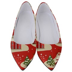 Christmas-new-year-seamless-pattern Women s Low Heels by Grandong