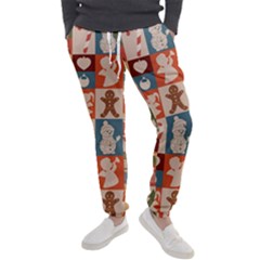 Cute Christmas Seamless Pattern Vector  - Men s Jogger Sweatpants by Grandong