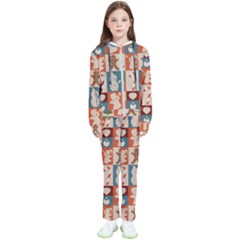 Cute Christmas Seamless Pattern Vector  - Kids  Tracksuit by Grandong