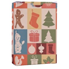 Cute Christmas Seamless Pattern Vector  - Playing Cards Single Design (rectangle) With Custom Box by Grandong