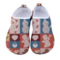 Cute Christmas Seamless Pattern Vector  - Men s Sock-Style Water Shoes View1