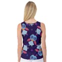 Owl-pattern-background Women s Basketball Tank Top View2