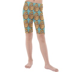 Owl Dreamcatcher Kids  Mid Length Swim Shorts by Grandong