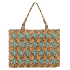 Owl-stars-pattern-background Zipper Medium Tote Bag by Grandong