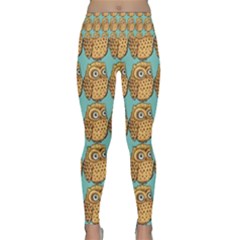 Owl Dreamcatcher Lightweight Velour Classic Yoga Leggings by Grandong