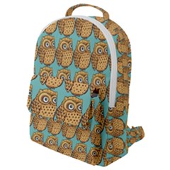 Owl Dreamcatcher Flap Pocket Backpack (small) by Grandong