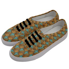 Owl-stars-pattern-background Men s Classic Low Top Sneakers by Grandong