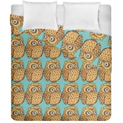 Owl-pattern-background Duvet Cover Double Side (california King Size) by Grandong