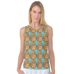 Owl Bird Cartoon Women s Basketball Tank Top by Grandong