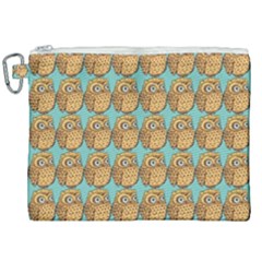 Seamless Cute Colourfull Owl Kids Pattern Canvas Cosmetic Bag (xxl) by Grandong