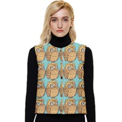 Owl Dreamcatcher Women s Button Up Puffer Vest by Grandong